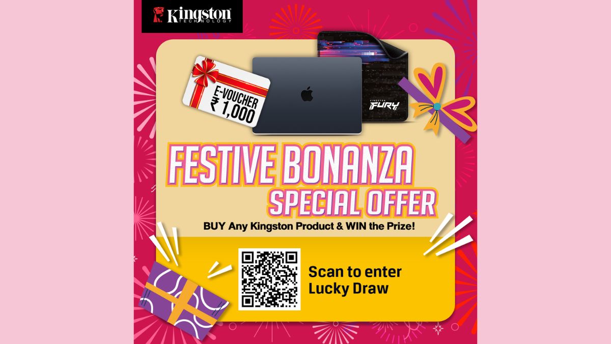 Kingston Technology amps up the festive cheer with its Festive Bonanza Special Offer.