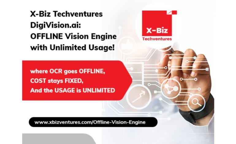 AI-driven Innovation to revolutionize document processing: X-BIZ DIGIVISION.AI launches ‘Offline Vision Engine & Aadhaar Masking’ with AI Combo Package