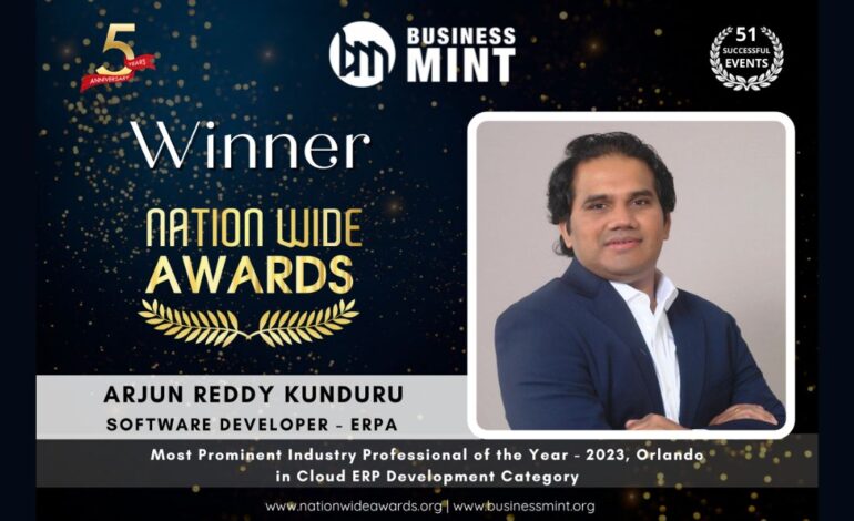 Arjun Reddy Kunduru: A Guiding Light in Cloud ERP Development