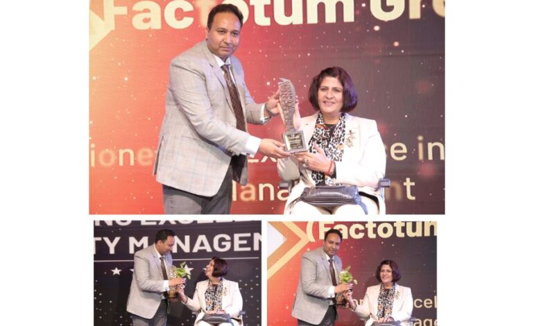 Mr. Mahesh Kumar and Factotum Group: Pioneering Excellence in Facility Management Honored at Precedential Awards 2023″