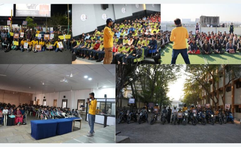 NO DRUGS CAMPAIGN aims to create a drug-free India by engaging over 3000 students in Surat