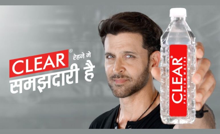CLEAR Premium Water is Hrithik Roshan’s Clear Choice