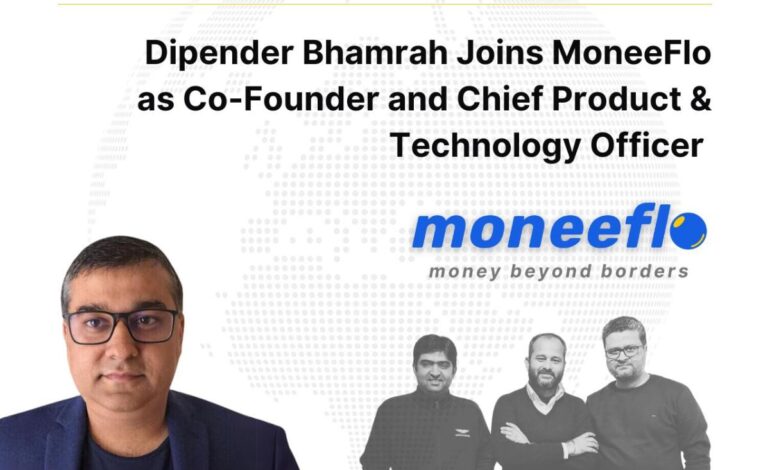 Dipender Bhamrah Joins MoneeFlo as Co-Founder and Chief Product & Technology Officer to fuel technological advancements and strategic expansion