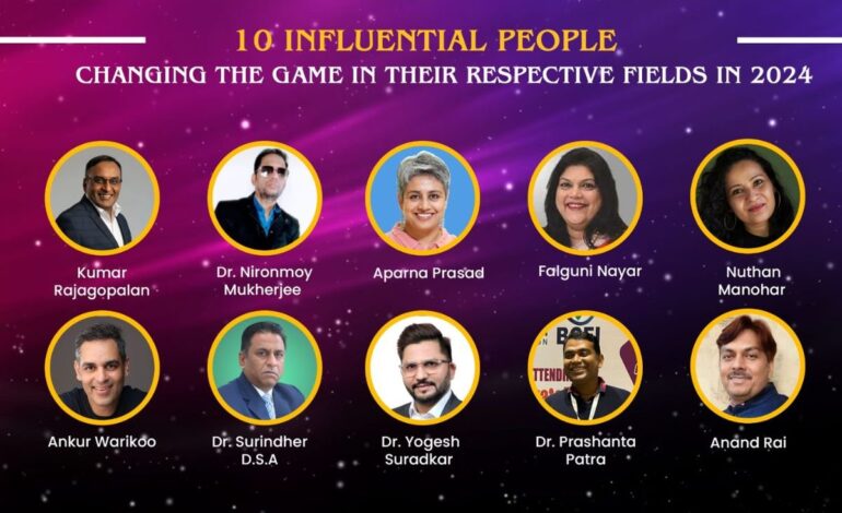 10 Influential People Changing the Game in their Respective Fields in 2024