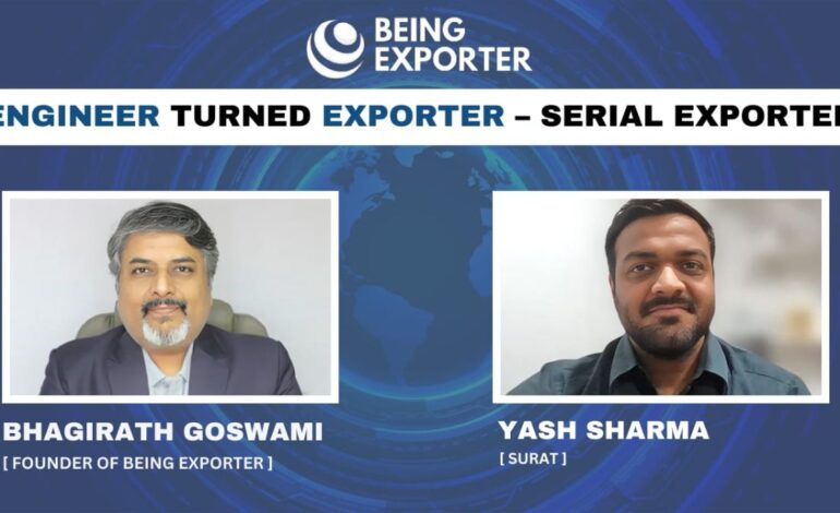 Yash Sharma – From Engineer to Exporter