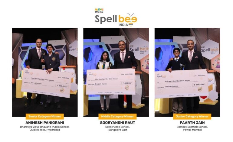 Inspiring Minds, Conquering Words: Mind Wars Spell Bee 2023 Unveils Its Champions!
