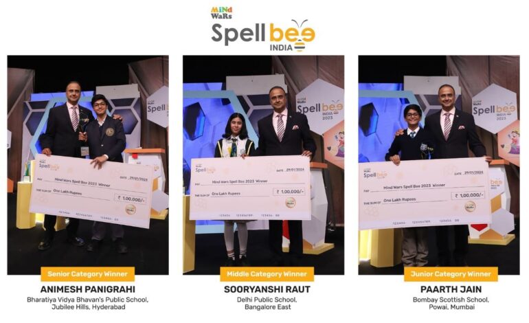 Inspiring Minds, Conquering Words: Mind Wars Spell Bee 2023 Unveils Its Champions!