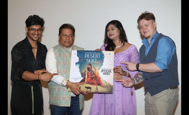 Anup Jalota launches Israt Tonni and Prateek Gandhi’s new single, Desert Soul
