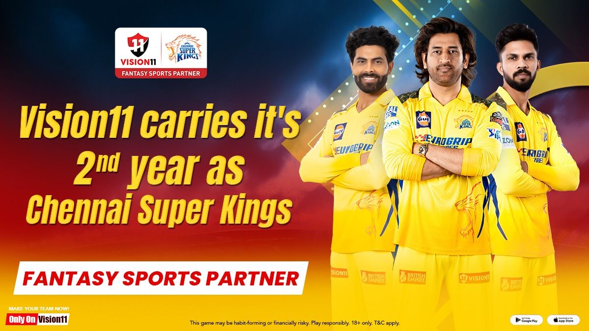 Vision11 signs up as Chennai Super Kings Official Fantasy Sports Partner