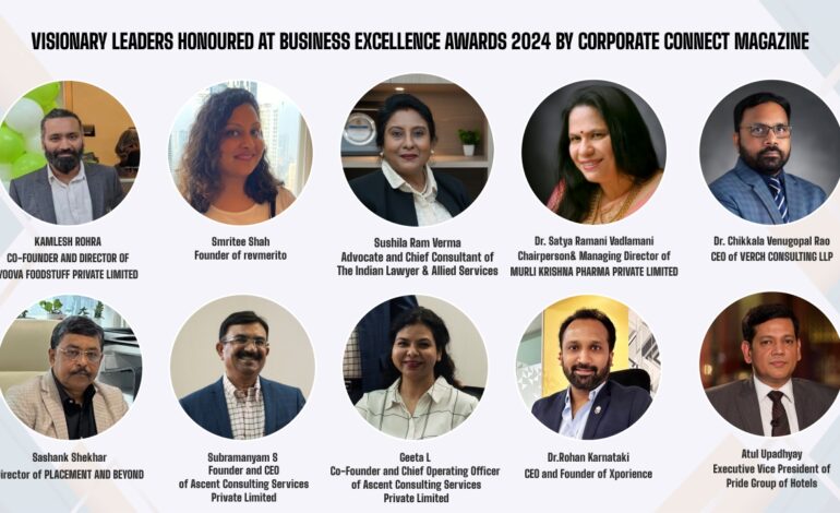 Visionary Leaders Honoured at Business Excellence Awards 2024