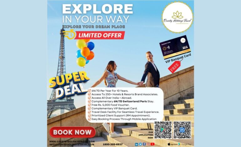 Country Holidays Travel India’s Best-Selling 10 Years Family Vacation Product