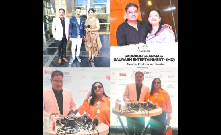 Saurabh and Pallavi Sharma Illuminate the Runway, A Dazzling Presence at Bombay Fashion Week, Grand Hyatt Mumbai