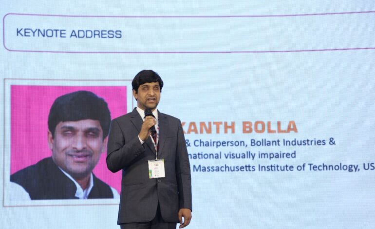 Visionary Entrepreneur Srikanth Bolla Inspires at 3rd Edition of ET Now Diversity and Inclusion Summit 2024