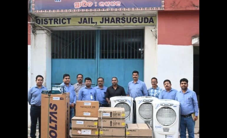 Vedanta Aluminium Provides Essential Cooling Assets to District Jail in Jharsuguda