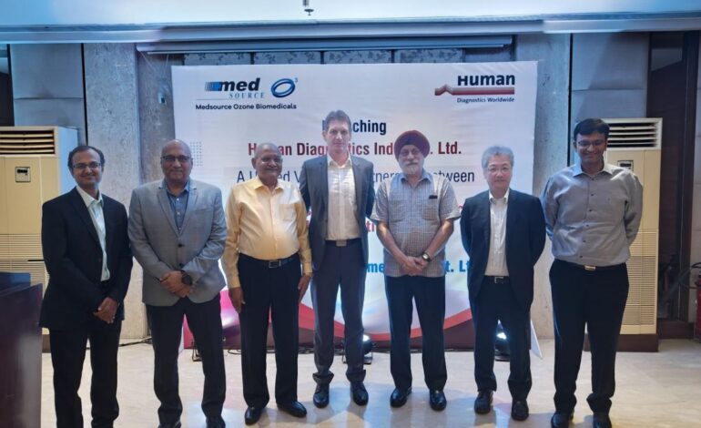 Human GmbH Diagnostics and Medsource Ozone Biomedicals announce JV for setting up of Human Diagnostics India