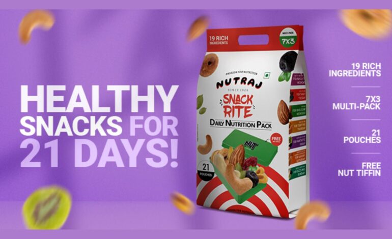 Nutraj Revolutionizes Healthy Snacking with its New Launch!
