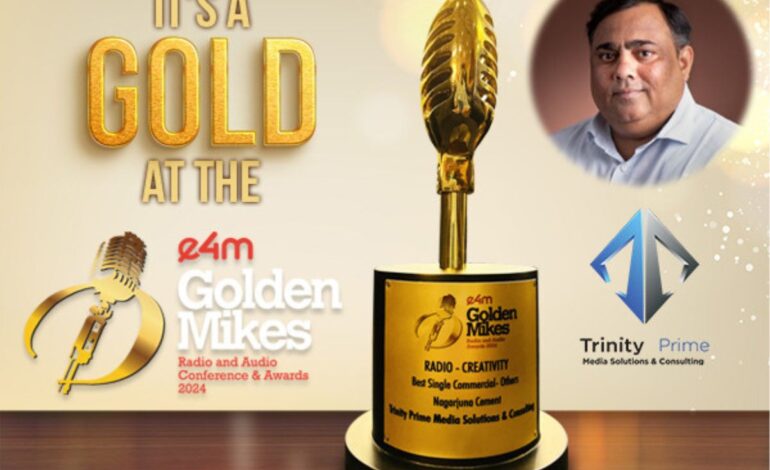 Trinity Prime Media Solutions and Consulting Wins Gold at the Golden Mikes 2024 for Creativity