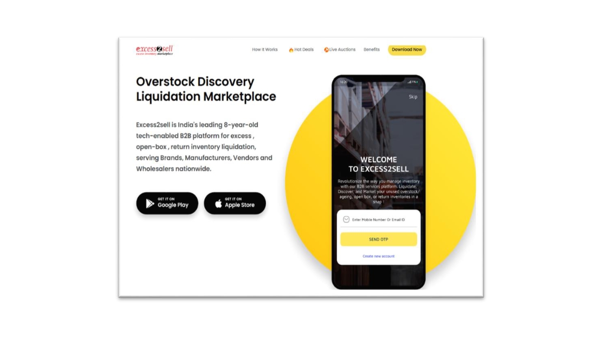 B2B overstock inventory liquidation marketplace - PNN