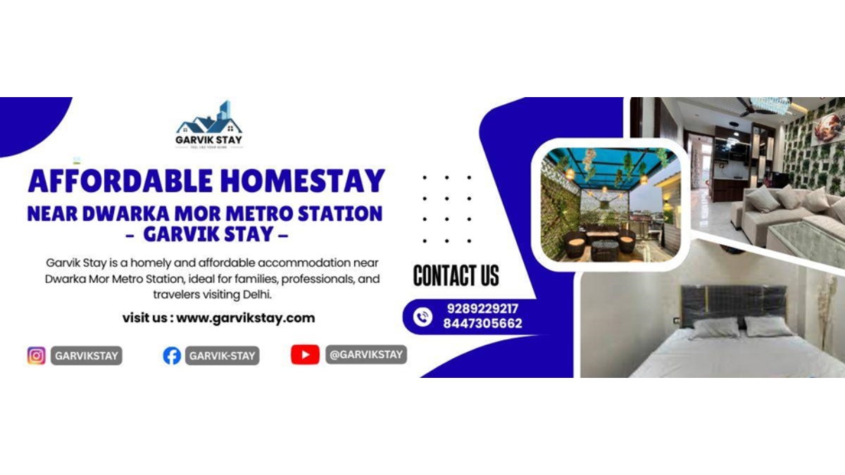 Affordable Homestay Near Dwarka Mor Metro Station – Garvik Stay