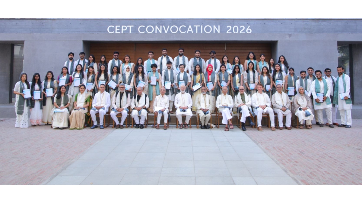 CEPT University Confers Degrees on 589 Students at Its 20th Convocation; Announces Launch of New Program – MBA in Real Estate